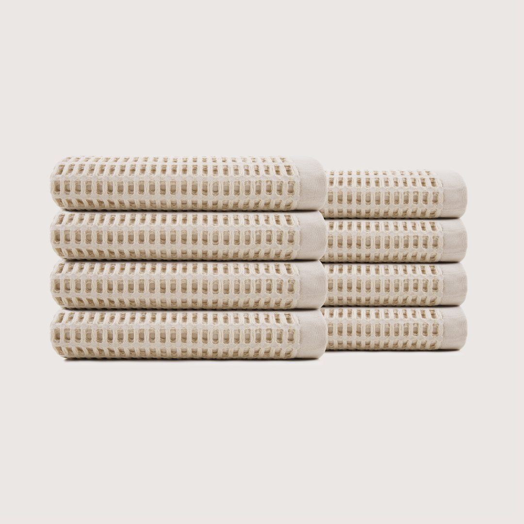 Cotton Waffle Hand Towels
